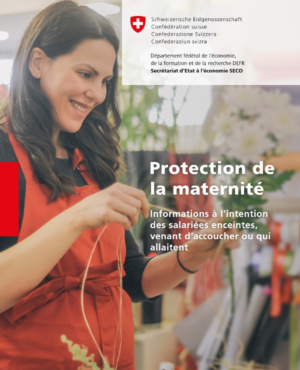 Maternité - protection des travailleuses - brochure et dépliant (SECO)
